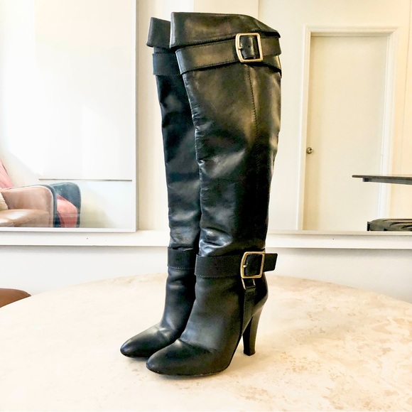 COACH • Made in Italy | MONET Over the Knee Boots 4” Heel - Size 6.5 - Picture 1 of 15